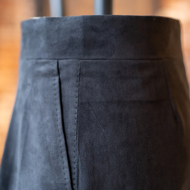 O-RING ULTRASUEDE 2PLEATED SHORTS