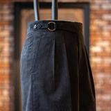 O-RING ULTRASUEDE 2PLEATED SHORTS