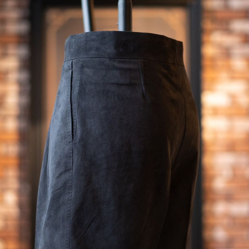 O-RING ULTRASUEDE 2PLEATED SHORTS