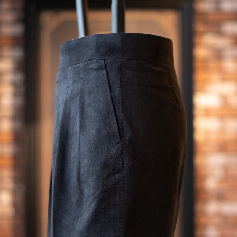 O-RING ULTRASUEDE 2PLEATED SHORTS