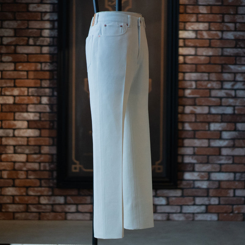 IGT 5P SILK DENIM TROUSERS