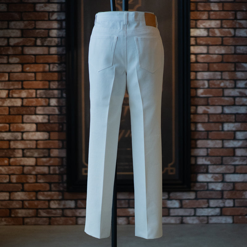 IGT 5P SILK DENIM TROUSERS