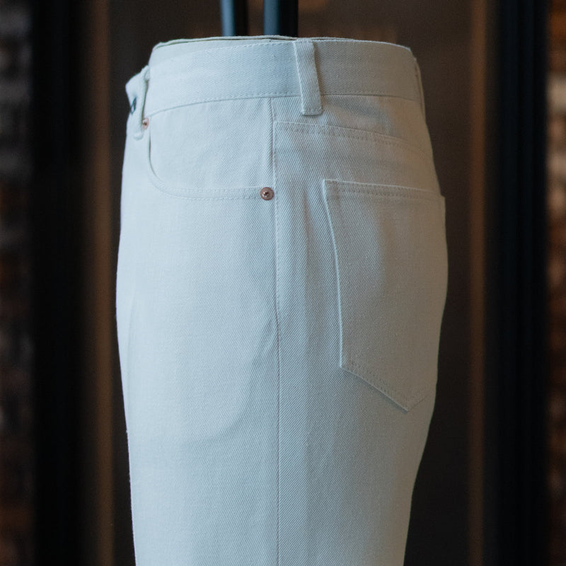 IGT 5P SILK DENIM TROUSERS