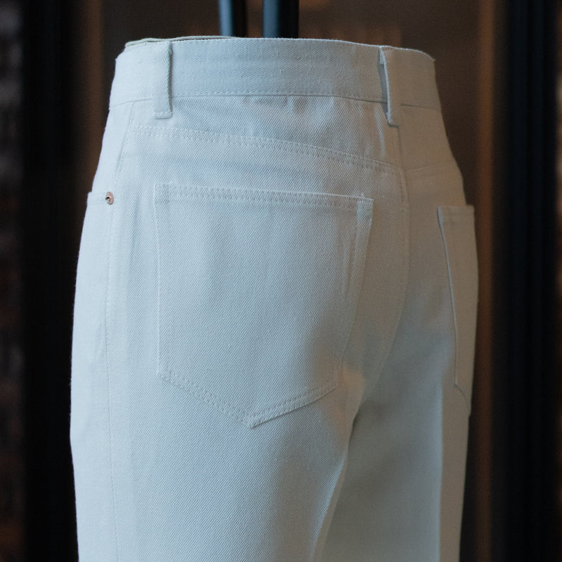IGT 5P SILK DENIM TROUSERS