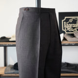 IGT DARK BROWN FRESCO TROUSERS