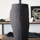 IGT DARK BROWN FRESCO TROUSERS
