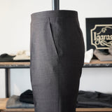 IGT DARK BROWN FRESCO TROUSERS