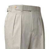 IGT COTTON CHINO SIDE ADJUSTER TROUSERS IVORY