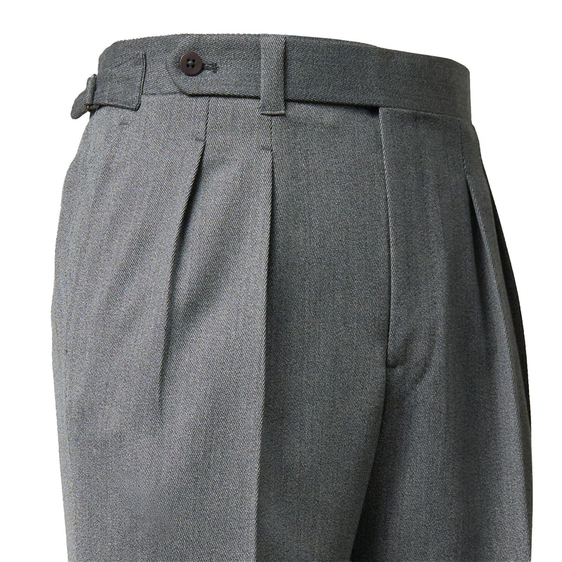 IGT COVERT CLOTH SIDE ADJUSTER TROUSERS MEDIUM GRAY | IGTF2026-01