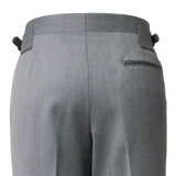 IGT COVERT CLOTH SIDE ADJUSTER TROUSERS LIGHT GRAY