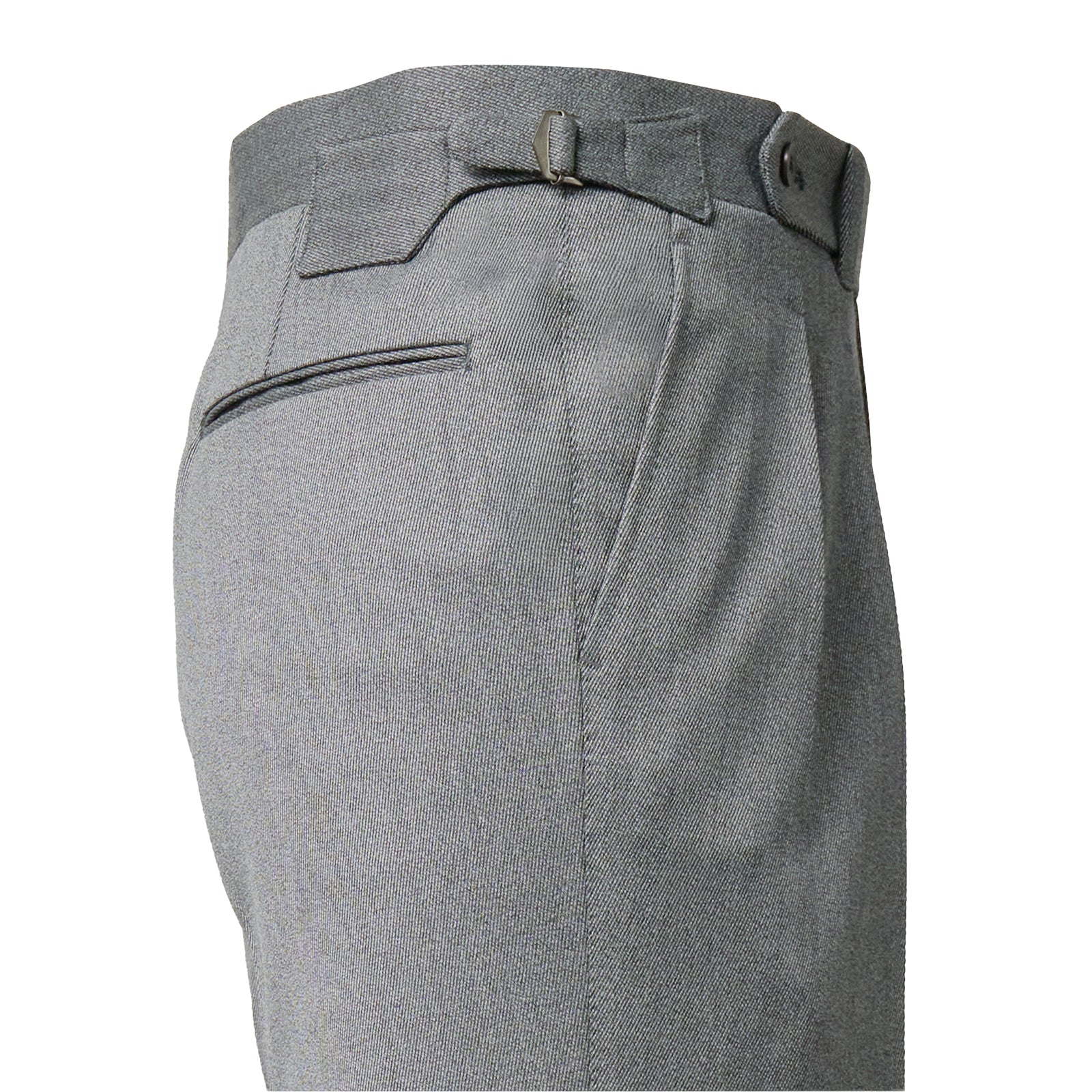 IGT COVERT CLOTH SIDE ADJUSTER TROUSERS LIGHT GRAY | IGTF2026-01