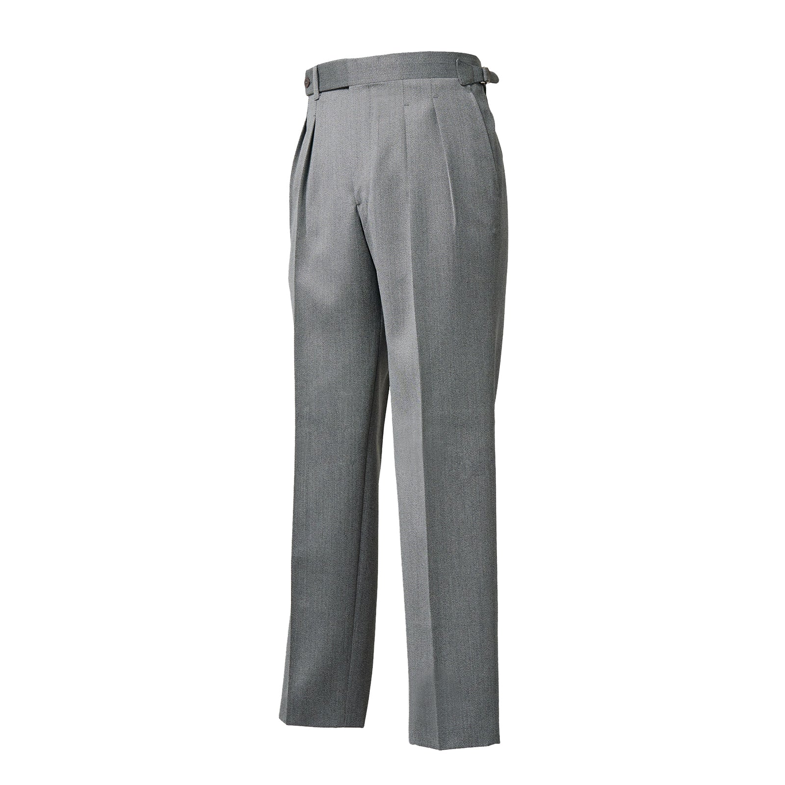 IGT COVERT CLOTH SIDE ADJUSTER TROUSERS LIGHT GRAY | IGTF2026-01