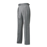 IGT COVERT CLOTH SIDE ADJUSTER TROUSERS LIGHT GRAY