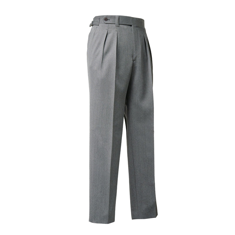 IGT COVERT CLOTH SIDE ADJUSTER TROUSERS LIGHT GRAY | IGTF2026-01