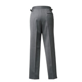 IGT COVERT CLOTH SIDE ADJUSTER TROUSERS MEDIUM GRAY