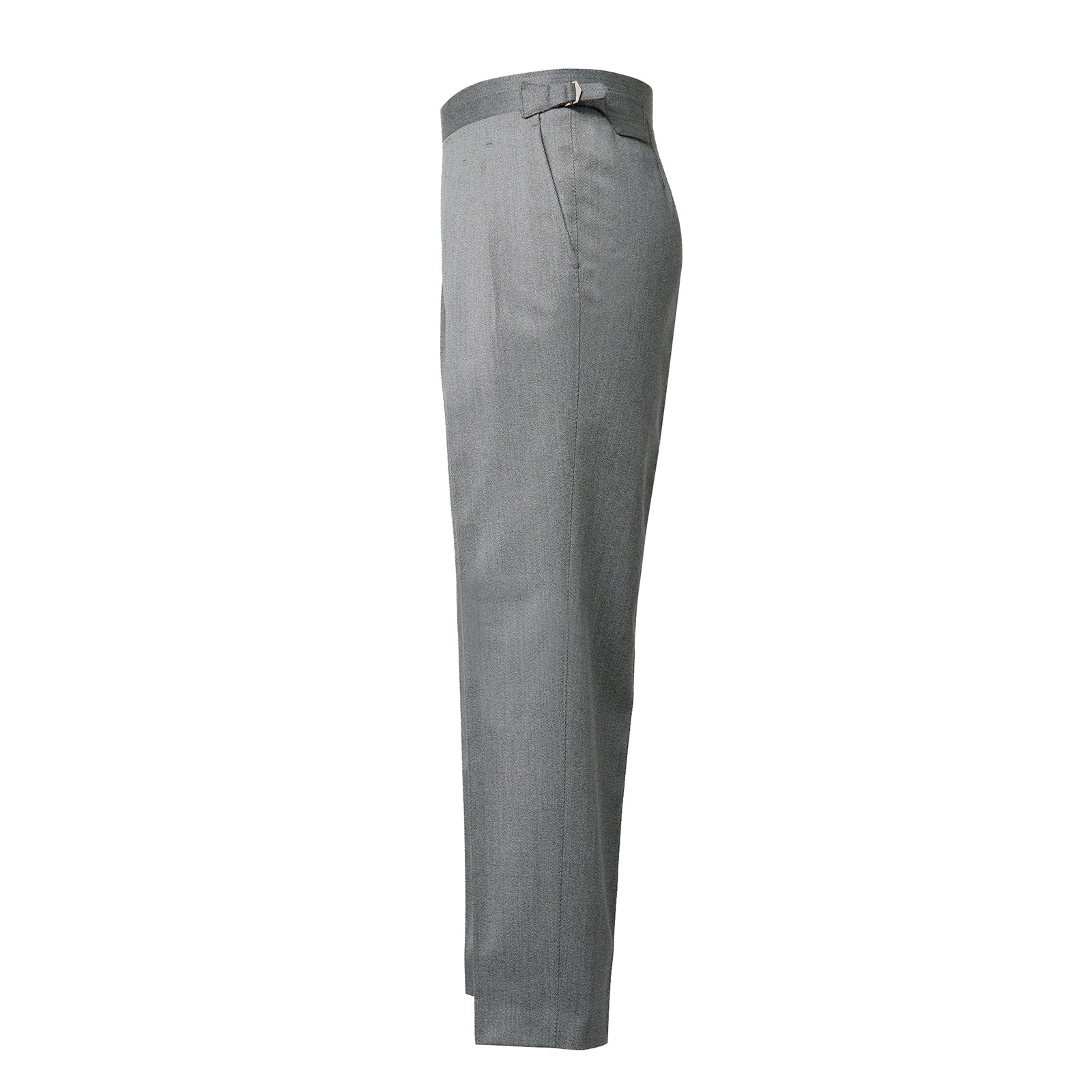 IGT COVERT CLOTH SIDE ADJUSTER TROUSERS LIGHT GRAY | IGTF2026-01