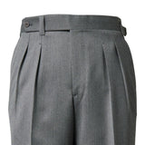 IGT COVERT CLOTH SIDE ADJUSTER TROUSERS MEDIUM GRAY