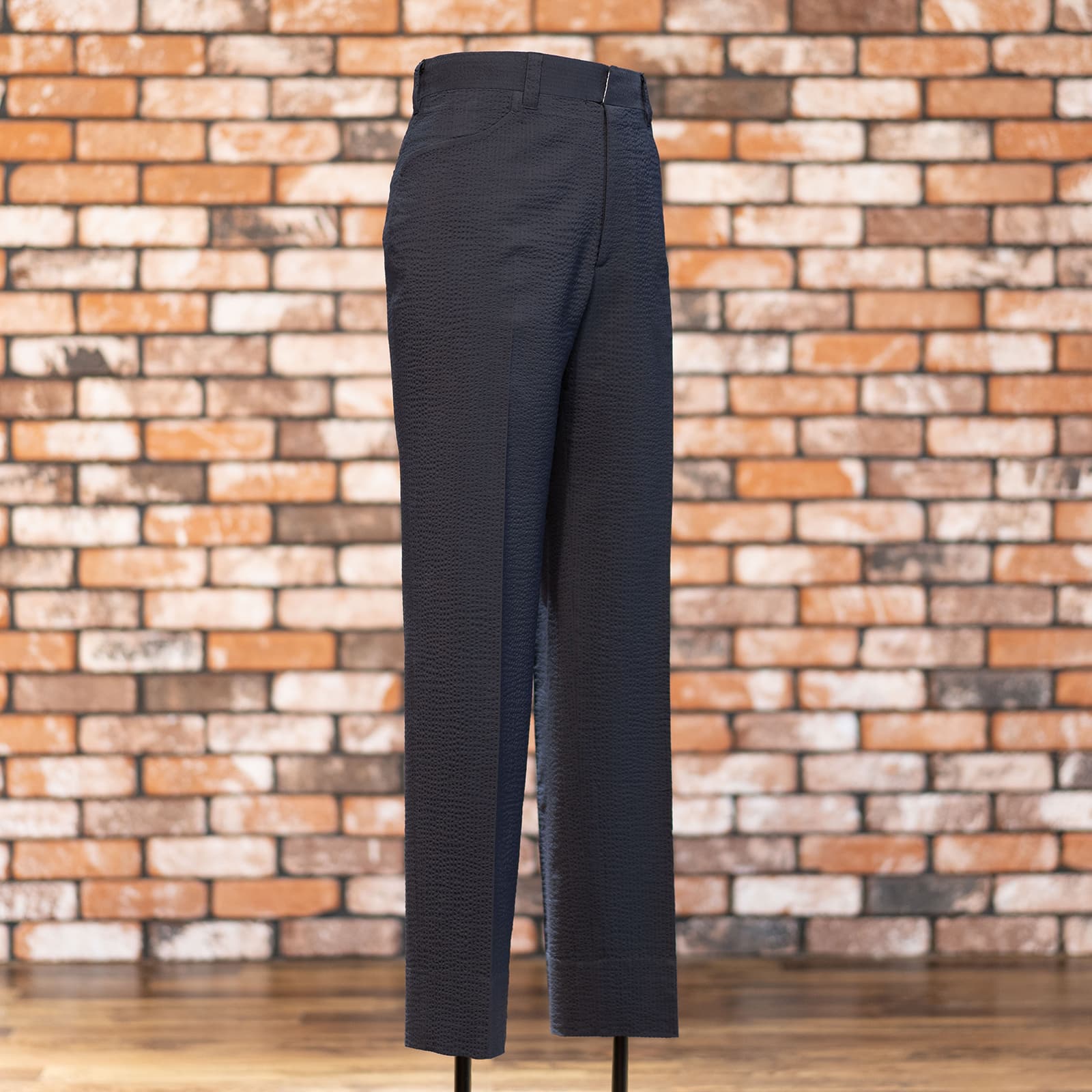 IGT PLAIN FRONT SEERSUCKER TROUSERS – 五十嵐トラウザーズ 公式サイト