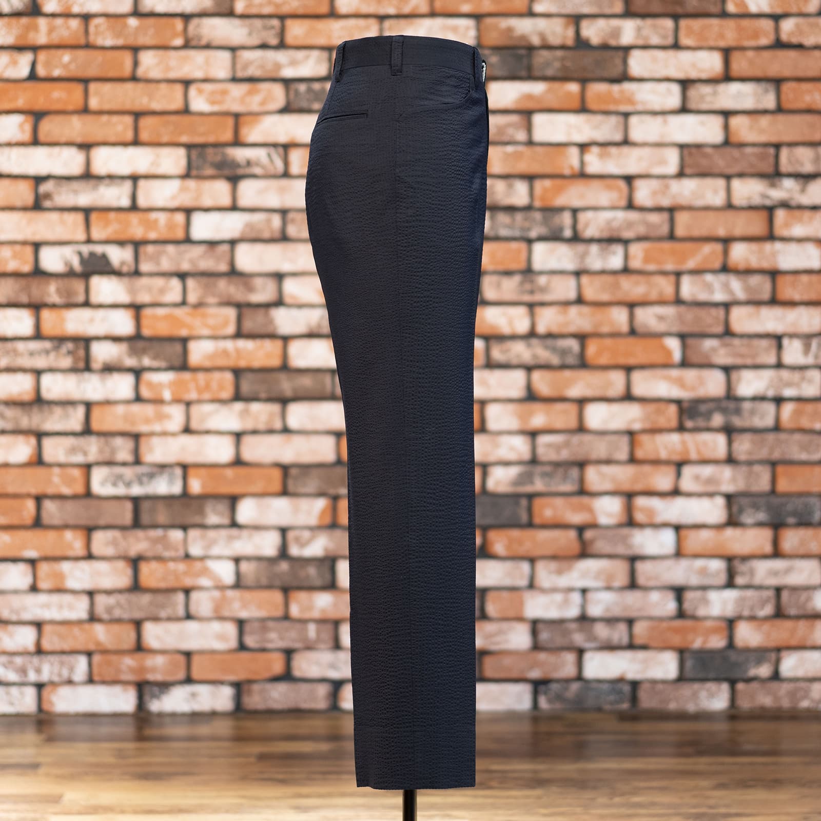 IGT PLAIN FRONT SEERSUCKER TROUSERS – 五十嵐トラウザーズ 公式サイト