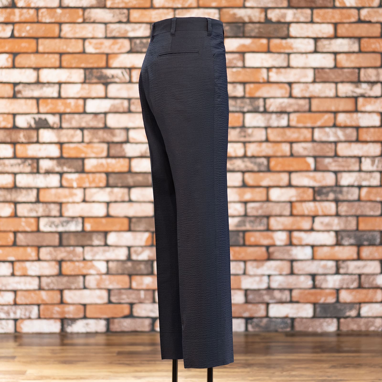 IGT PLAIN FRONT SEERSUCKER TROUSERS – 五十嵐トラウザーズ 公式サイト