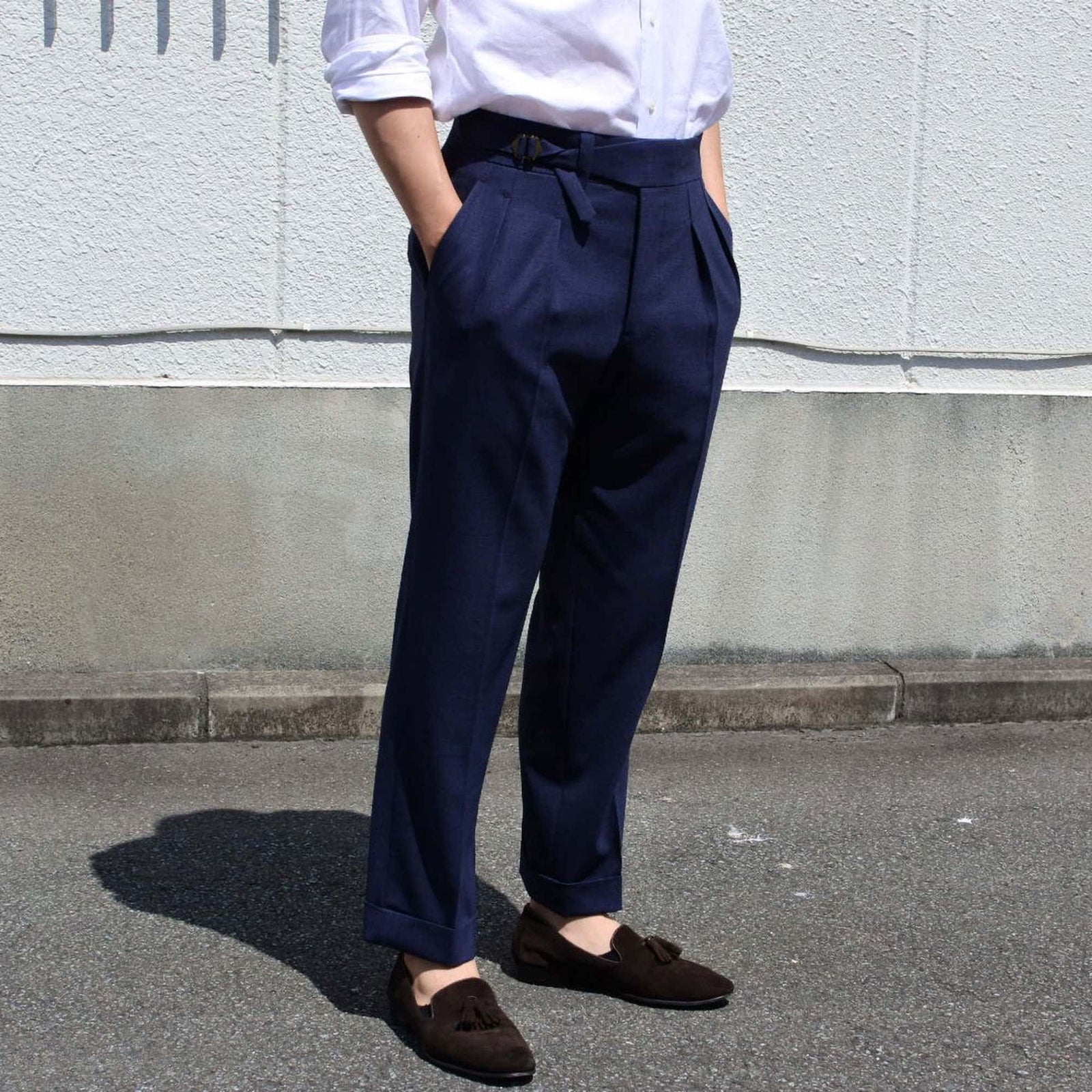 IGT ITALIAN 4PLY WOOL GURKHA TROUSER | IGT001-004 – 五十嵐